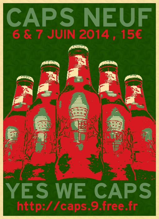 Affiche du Caps Neuf 2014 : Yes We Caps