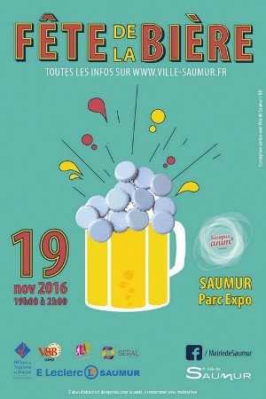 Fête de la bière Saumur Affiche 2016